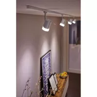 ,URail Spot sur rail Pipe Spot individuel GU10 max. 10W gradable 230V Chrome mat,,, - système d'accrochage et décoration - détail 7
