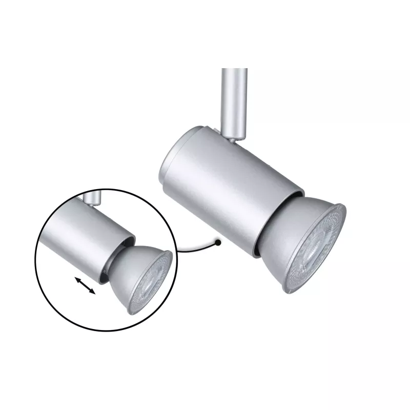 URail Spot sur rail Runa Spot individuel GU10 max. 10W gradable 230V PAULMANN 35 - Cimaise Tableau 