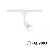 URail Spot sur rail Salt Spot individuel GU10 max. 10W gradable 230V Blanc signal - système d'accrochage et décoration - détail 5