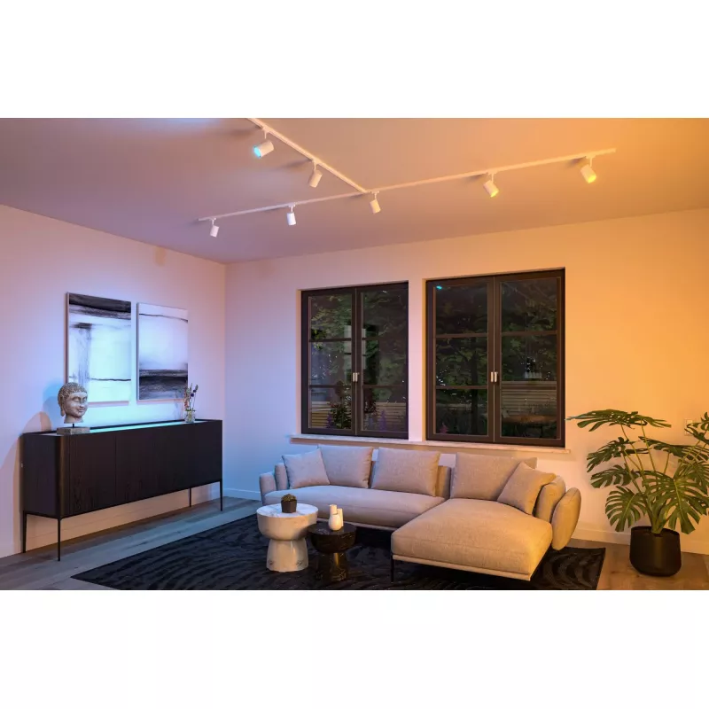 ,URail Track spotlight Smart Home Zigbee 3.0 Luxury GU10 350lm 4,,8W RGBW+ dimmable 230V Signal white,