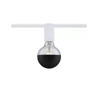 URail Schienenstrahler, Fassung E27, max. 20 W, dimmbar, 230 V, Signalweiß - système d'accrochage et décoration - détail 4