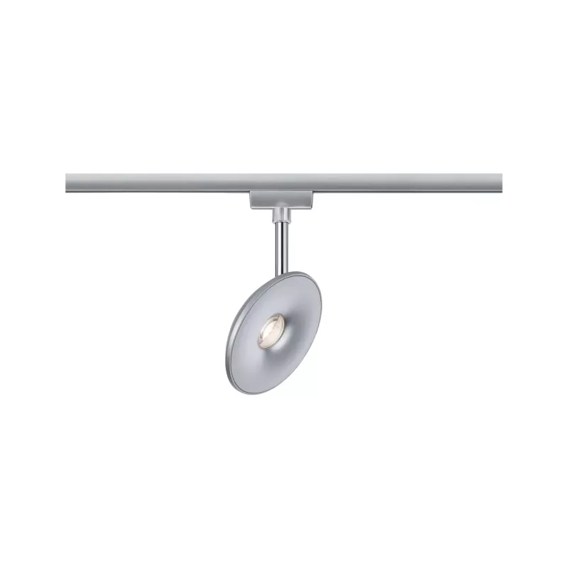 URail Schienenstrahler Kugel Einzelstrahler 493lm 7W 2700K dimmbar 230V Mattchrom,,, - système d'accrochage et décoration