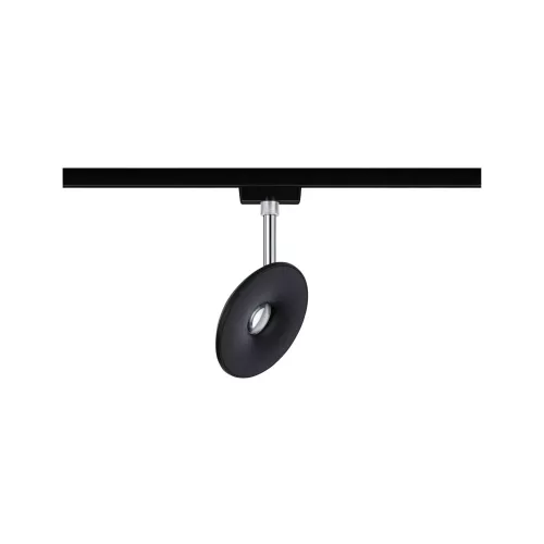 ,URail Spot sur rail Sphere Spot individuel 493lm 7W 2700K gradable 230V Noir mat,,,