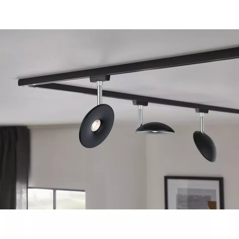 ,URail Track spotlight Sphere Individual spotlight 493lm 7W 2700K dimmable 230V Matt black,,,