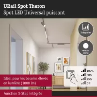 URail Track spotlight Theron Individual spotlight 1100lm 11W 4000K dimmable 230V - système d'accrochage et décoration - détail 5