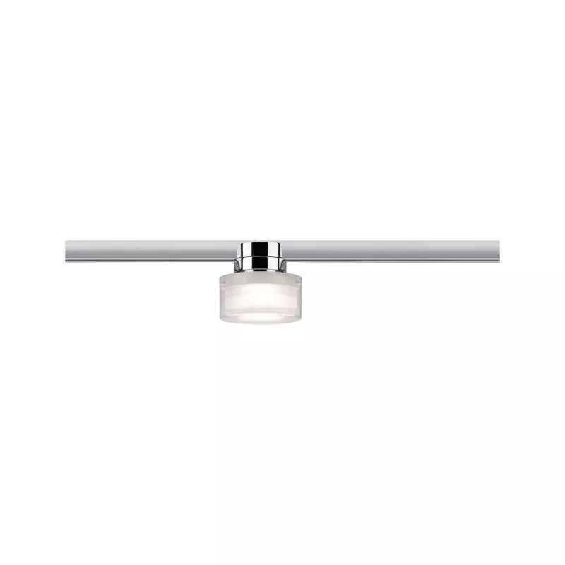 Foco para riel URail Topa Dot Foco individual 350lm 4,,9W 2700K regulable 230V Cromado,, Transparente,,, - système d'accrochage et décoration