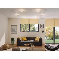 ,URail Track spotlight Topa Dot Individual spotlight 350lm 4,,9W 2700K dimmable 230V Chrome,, Clear,,, - système d'accrochage et décoration - détail 6