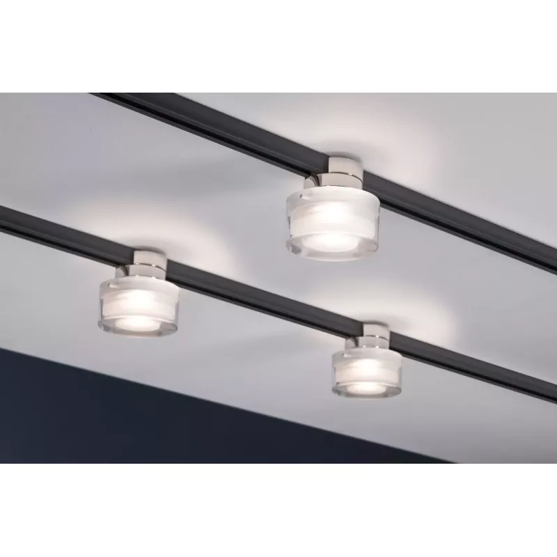 ,URail Track spotlight Topa Dot Individual spotlight 350lm 4,,9W 2700K dimmable 230V Chrome,, Clear,,,