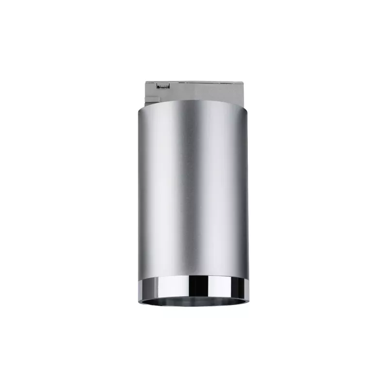 ,URail Spot en riel Tubo Foco individual GU10 máx. 10W regulable 230V Cromo mate,,,