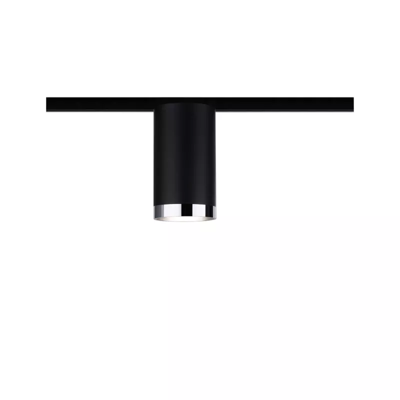 ,URail Spot sur rail Tube Spot individuel GU10 max. 10W gradable 230V Noir mat,,, - système d'accrochage et décoration