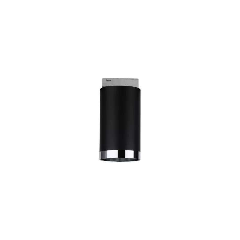 ,URail Spot sur rail Tube Spot individuel GU10 max. 10W gradable 230V Noir mat,,,