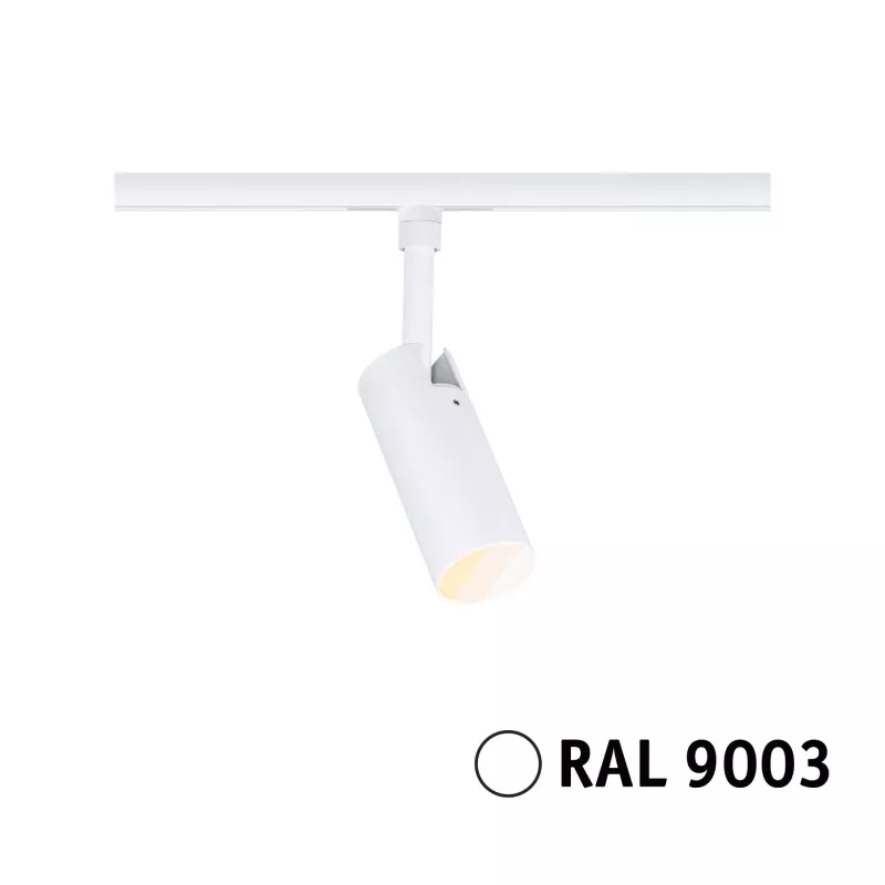 URail Track spotlight Tubo Individual spotlight 320lm 4W 2700 - 4000K 230V Signal white