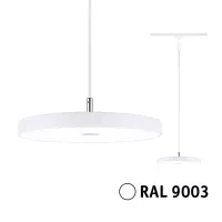 URail Suspension 3-Step-Dim Hildor 850lm 15W 3000K gradable 230V Blanc signal - système d'accrochage et décoration - détail 3