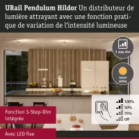 URail Suspension 3-Step-Dim Hildor 850lm 15W 3000K dimmable 230V Signal white - système d'accrochage et décoration - détail 4