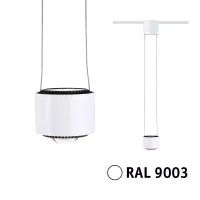 ,URail Suspension Aldan 750lm 8,,5W 4000K gradable 230V Blanc signal, - système d'accrochage et décoration - détail 2