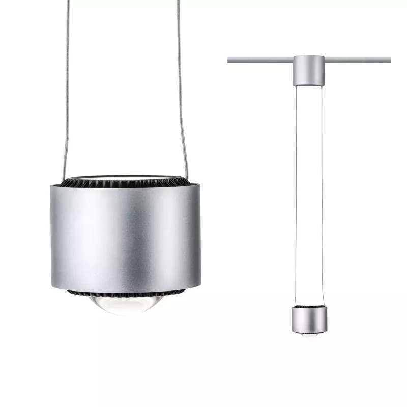 ,URail Suspension Aldan 930lm / 530lm 8,,5W / 4,,5W 4000K gradable 230V Chrome mat,,, PAULMANN 10 - Cimaise Tableau 