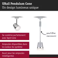 URail Suspension Cone GU10 max. 10W gradable 230V - système d'accrochage et décoration - détail 5