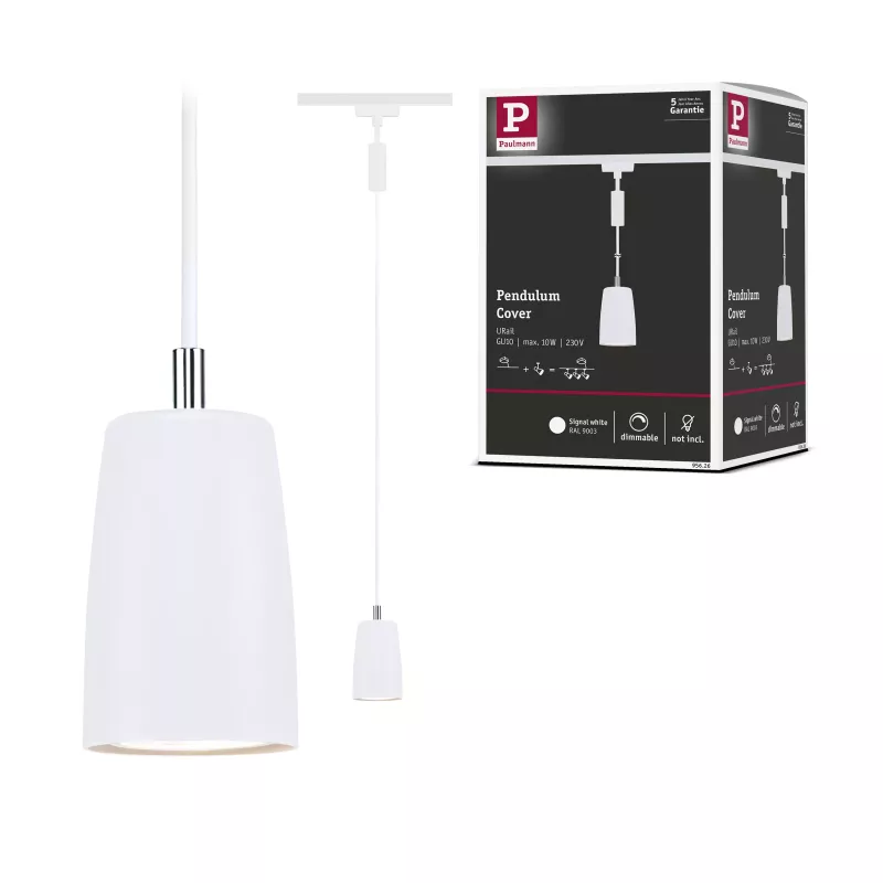 URail Suspension Cover GU10 max. 10W dimmable 230V Signal white