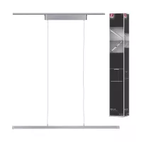 URail Suspension Lento 1800lm 41W 2700K dimmable 230V - système d'accrochage et décoration - détail 10