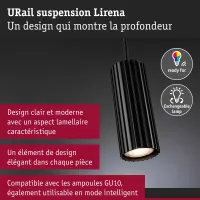 URail Suspension Lirena GU10 max. 10W 230V - système d'accrochage et décoration - détail 5