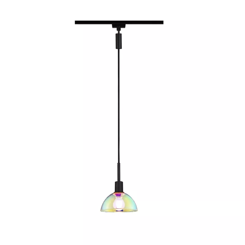 ,URail Suspension Sarrasani E14 max. 20W gradable 230V Noir mat,, Dichroïque, - système d'accrochage et décoration
