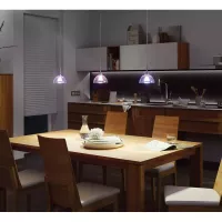 ,URail Pendelleuchte Sarrasani E14 max. 20W dimmbar 230V Matt schwarz,, Dichroisch, - système d'accrochage et décoration - détail 5