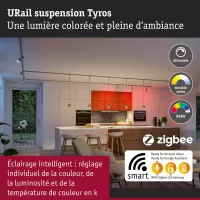 ,URail Suspension Smart Home Zigbee 3.0 Tyros RGBW 200lm 4,,5W RGBW+ gradable 230V, - système d'accrochage et décoration - détail 5