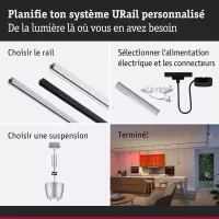 ,URail Suspension Smart Home Zigbee 3.0 Tyros RGBW 200lm 4,,5W RGBW+ gradable 230V, - système d'accrochage et décoration - détail 7