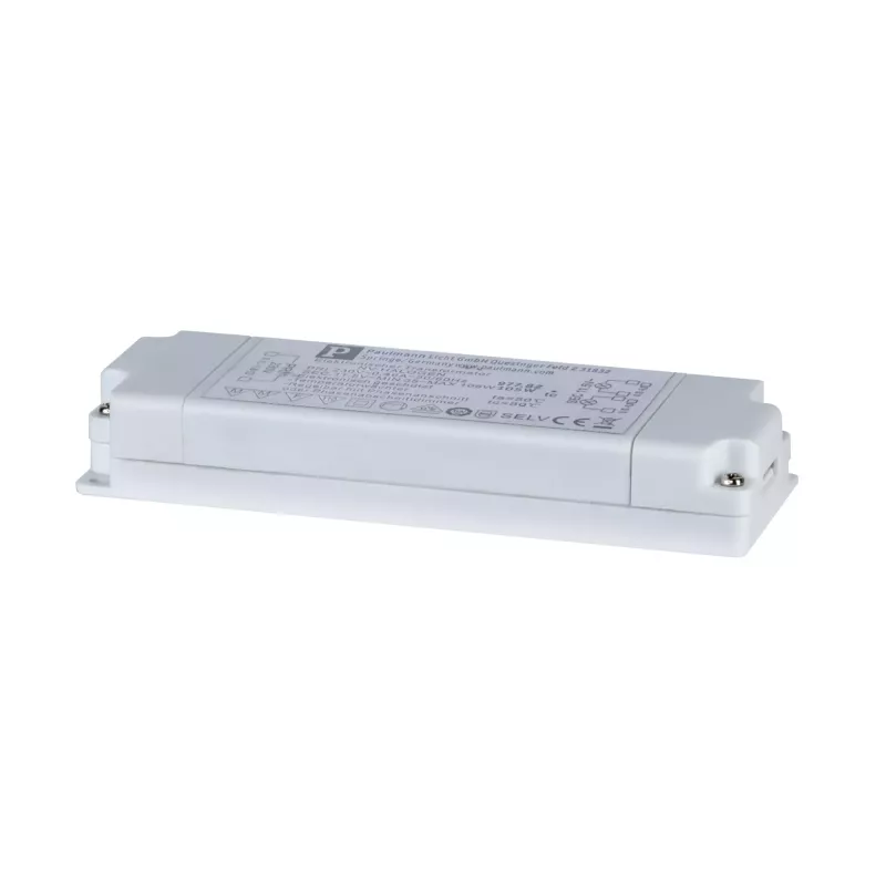 Transformador electrónico plano de CA para lámparas halógenas VDE, máx. 35-105 W, 230/12 V, 105 VA