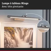 Lámpara LED para cuadros Mingo 3000K 510lm 230V 9.5W Aluminio cepillado - système d'accrochage et décoration - détail 3