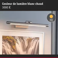 Mingo LED Picture Light 3000K 510lm 230V 9.5W Brushed Aluminum - système d'accrochage et décoration - détail 4