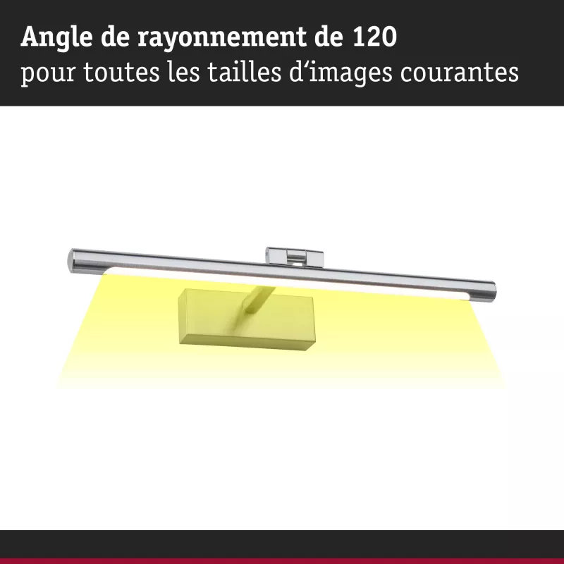 ,Éclairage de tableau LED Mingo 3000K 510lm 230V 9,,5W Alu brossé,
