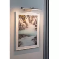 Lámpara LED para cuadros Mingo 3000K 510lm 230V 9.5W Aluminio cepillado - système d'accrochage et décoration - détail 6