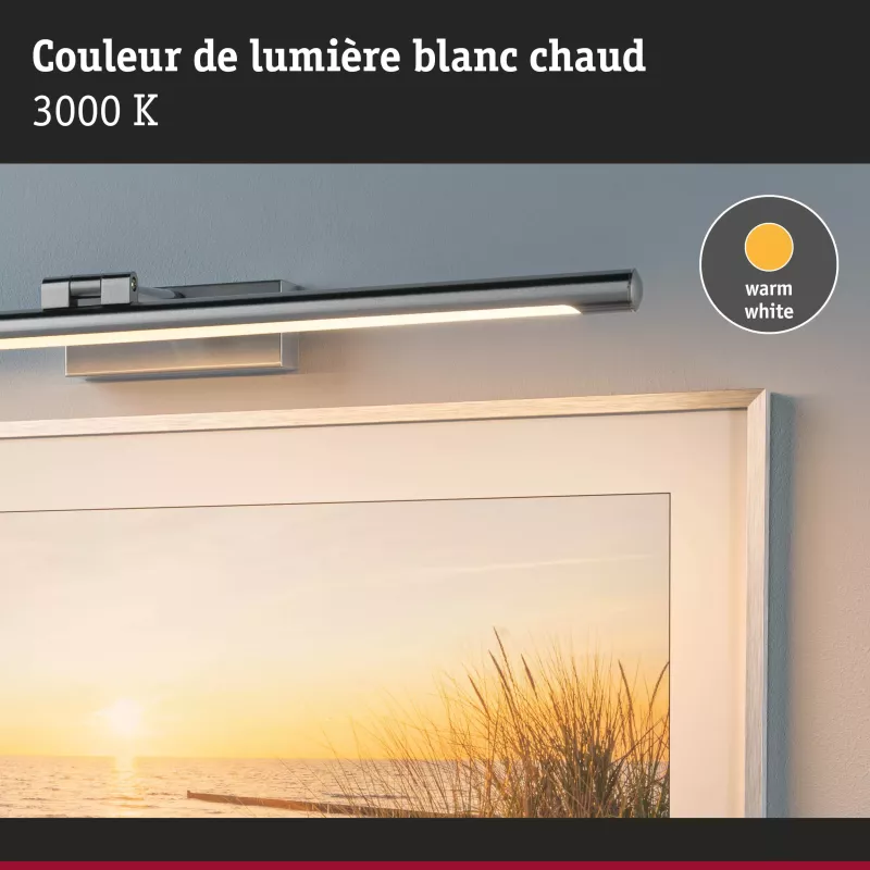 Mingo LED Bilderleuchte 3000K 810lm 230V 11W Gebürstetes Aluminium PAULMANN 10 - Cimaise Tableau 