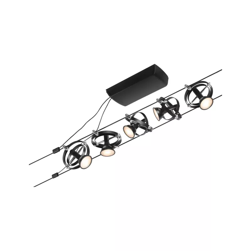 CorDuo Système sur câbles Cardan Kit de base GU5,3 max. 5x10W 230/12V