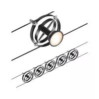 Kit básico del sistema de cable cardán CorDuo GU5.3 máx. 5x10W 230/12V - système d'accrochage et décoration - détail 27