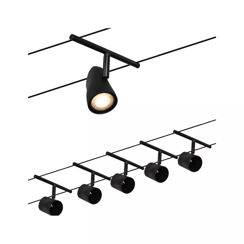CorDuo Système sur câbles Cup Kit de base GU5,3 max. 5x10W 230/12V