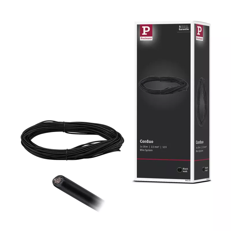 CorDuo Kabelsystem-Spannkabel 20 m 2,5 mm²