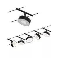 Kit básico de sistema de cable circular LED CorDuo 5x180lm 5x5W 3000K 230/12V - système d'accrochage et décoration - détail 28