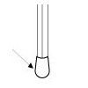Embout de protection pour tige 4 x 4 mm ( 1 piece ) - fixation cimaise pour tableau artiteq ARTI TEQ 2 - Cimaise Tableau 