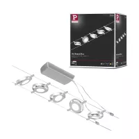 Kit base para sistema de cable LED CorDuo RoundMac 5x200lm 5x4,5W 3000K 230/12V - système d'accrochage et décoration - détail 6