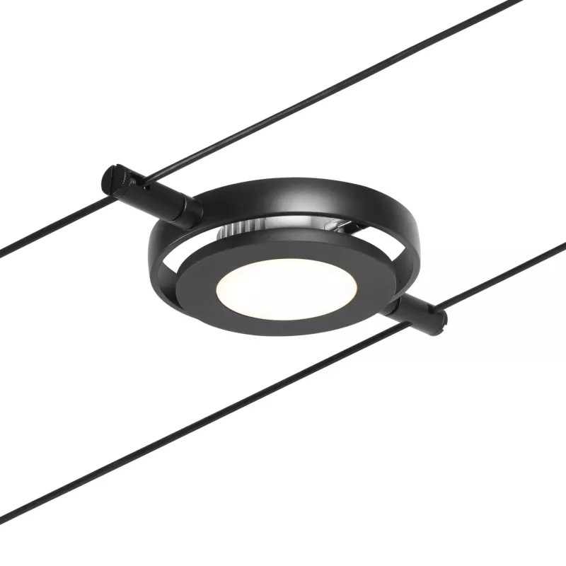 Kit base para sistema de cable LED CorDuo RoundMac 5x200lm 5x4,5W 3000K 230/12V