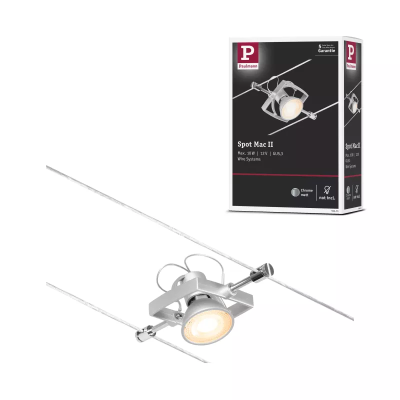 CorDuo Système sur câbles Mac II Spot individuel GU5,3 max. 10W 12V