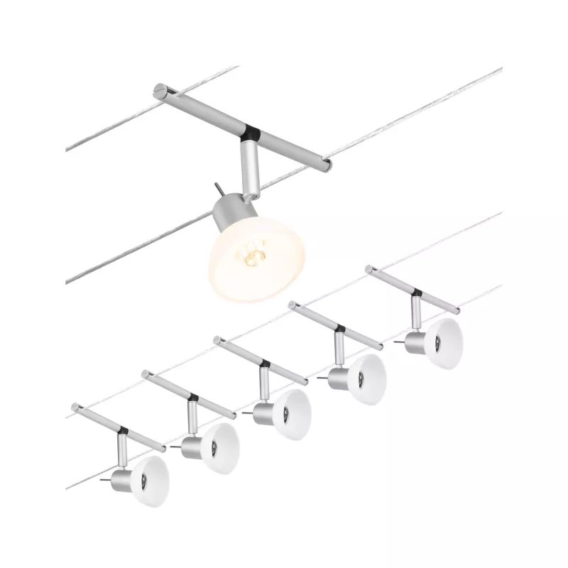 Sistema de cableado CorDuo Sheela Kit básico GU5.3 máx. 5x10W 230/12V