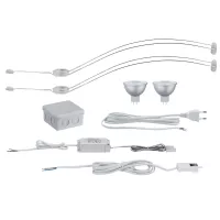 Galeria Assistent II LED -Aufbauleuchte für Küchenschränke GU5.3 2700K 2x230lm 230V 2x4W Chrom - système d'accrochage et décoration - détail 4