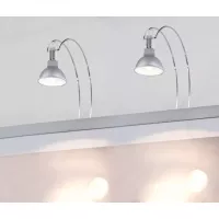 Lámpara LED para espejo Galeria Assistent II GU5.3 2700K 2x230lm 230V 2x4W Cromada - système d'accrochage et décoration - détail 5