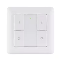 Interruptor de pared inteligente Zigbee 3.0 con encendido/apagado/regulable, color blanco. - système d'accrochage et décoration - détail 1