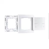 Interruptor de pared inteligente Zigbee 3.0 con encendido/apagado/regulable, color blanco. - système d'accrochage et décoration - détail 2