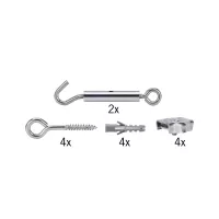 Kit de montaje para sistema de cables cromados