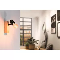 LED Strahler Arvid E27, 230 V, max. 20 W, dimmbar, Schwarz - système d'accrochage et décoration - détail 4